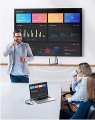 Bộ phát nhận tín hiệu HDMI+VGA không dây 50m 1080p@60hz sóng 5Ghz Ugreen 50633A cao cấp (vỏ nhôm)