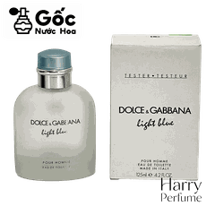 Gốc D&G - Light Blue Pour Homme EDT - Testbox 20/125ml