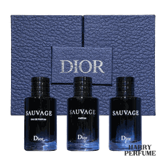 Dior - Set Dior Sauvage 10ml x 3pcs EDT + EDP + Parfum