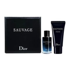 Set Dior - Sauvage EDP mini 10ml + 20ml sữa tắm