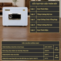 KÉT VIỆT TIỆP B38E_KHOÁ ĐIỆN TỬ CẢM ỨNG_38Kg_BO GÓC KHÔNG BẢN LỀ