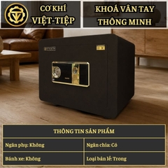 KÉT VIỆT TIỆP B38VT_KHOÁ VÂN TAY_38Kg_BO GÓC KHÔNG BẢN LỀ