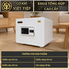 KÉT VIỆT TIỆP B38EVT_VÂN TAY + ĐIỆN TỬ_38Kg_BO GÓC KHÔNG BẢN LỀ