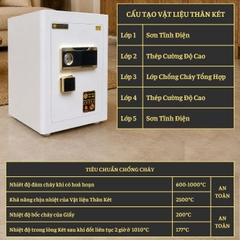 KÉT VIỆT TIỆP B56E_KHOÁ ĐIỆN TỬ CẢM ỨNG_55Kg_BO GÓC KHÔNG BẢN LỀ