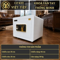 KÉT VIỆT TIỆP B38VT_KHOÁ VÂN TAY_38Kg_BO GÓC KHÔNG BẢN LỀ