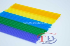 Tien Duc plastic straws ø6 - 3 colors