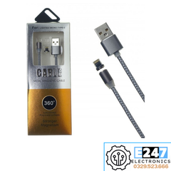 DÂY SẠC X-CABLE METAL MAGNETIC CHUẨN 3 ĐẦU ( MICRO USB, LIGHTNING, TYPE C )