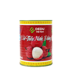 Vải Thiều Nước Đường Dedu - 565g