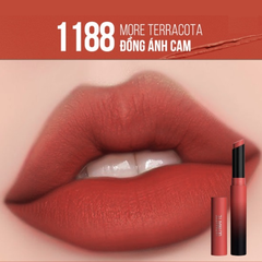 Son Lì Maybelline Mịn Môi Siêu Nhẹ 1299 Đỏ Cam Đất 1.7g