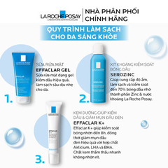 Gel Rửa Mặt La Roche-Posay Dành Cho Da Dầu, Nhạy Cảm 200ml