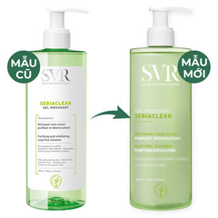 Gel Rửa Mặt SVR Không Chứa Xà Phòng Cho Da Dầu 400ml Sebiaclear Gel Moussant