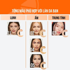 Kem Nền Maybelline Tươi Mướt Chống Nắng SPF50