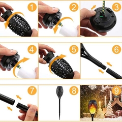 Đèn Năng Lượng Mặt Trời Sân Vườn TS021