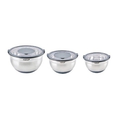 Mastrad - Bộ Tô Trộn Bằng Thép Không Gỉ - 3 Cái