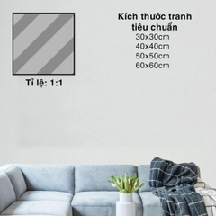 Tranh Tùng Hạc Tráng Gương Pha Lê Cao Cấp