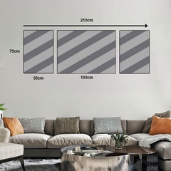 Tranh Gấu Kaws Bearbrick Tráng Gương Pha Lê KB23