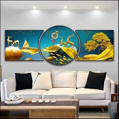Tranh Phong Cảnh Hiện Đại Tráng Gương Pha Lê HD127
