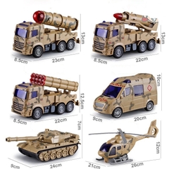 Mô hình 6 xe Quân Sự_XLQ-6T