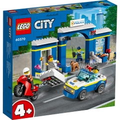 Đồ chơi xếp hình lego city trạm cảnh sát 60370