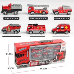 Mô Hình 6 Xe Cứu Hỏa_008-21