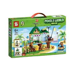 Đồ chơi xếp hình nhà trên đảo_5605