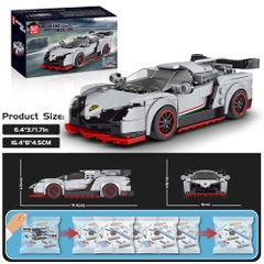 Đồ chơi xếp hình xe The Veneno Mini Sports Car_27007