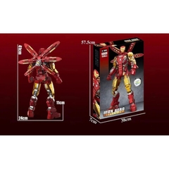 Đồ chơi xếp hình Iron Man MK85 Có Hiệu Ứng Đèn LED Laser_6009