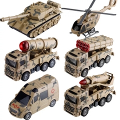 Mô hình 6 xe Quân Sự_XLQ-6T