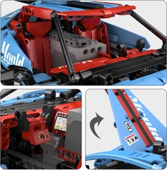 Đồ chơi xếp hình ô tô Sportwagen Apollo Blau điều khiển từ xa_13156