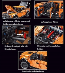 Đồ chơi xếp hình xe bán tải Ford F-150 Raptor_T5014