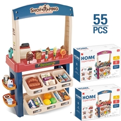 Đồ chơi quầy siêu thị bán kem và bánh ngọt_668-75