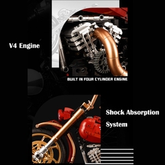 Đồ chơi xếp hình xe máy Harley Davidson_10514