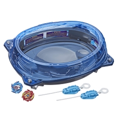 Bộ trò chơi chiến đấu hoàn chỉnh với Beystadium, 2 đồ chơi đầu chiến đấu và 2 bệ phóng