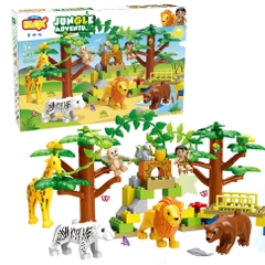 Đồ chơi xếp hình thế giới động vật Jungle Adventure_3720