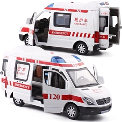 Mô hình ô tô cấp cứu có âm thanh và ánh sáng_88406