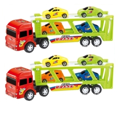 Mô hình ô tô chở 4 xe con_9853