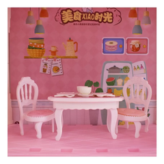 Đồ chơi xếp hình ngôi nhà búp bê - Biệt Thự Công Chúa Barbie nhiều tầng_7001