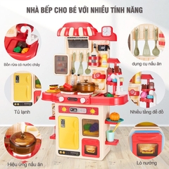 Đồ chơi nhà bếp nấu ăn cho bé màu hồng_G793A