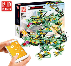 Đồ chơi xếp hình rồng xanh điều khiển từ xa_13022