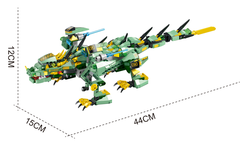 Đồ chơi xếp hình rồng xanh điều khiển từ xa_13022