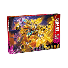 Đồ chơi xếp hình Ninja Rồng siêu vàng của Lloyd_60011