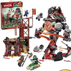 Đồ chơi xếp hình Ninja Quái vật rắn khổng lồ đại chiến_60583