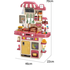 Đồ chơi nhà bếp nấu ăn cho bé màu hồng_G793A