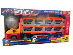 Mô hình ô tô tải chở 8 ô tô con_6303