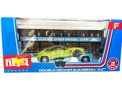 Mô hình ô tô bus 2 tầng màu xanh dương_88468
