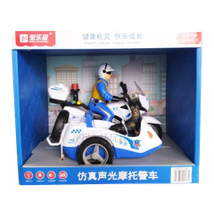 Mô hình xe máy cảnh sát cơ động_9861