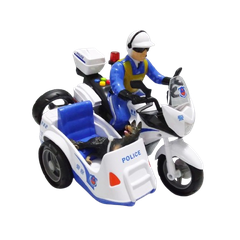 Mô hình xe máy cảnh sát cơ động_9861