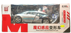 Đồ chơi ô tô điều khiển cảm ứng biến hình robot 5015m