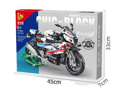 Đồ chơi xếp hình Technic BMW M1000RR Motorcycle xe đua phân khối lớn_672004