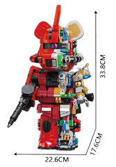 Đồ chơi xếp hình Bearbrick Robot Zaku_188010